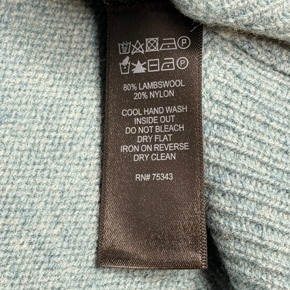 Tabitha Webb Lambswool Blend Fair Isle Nordic Cardigan Sweater Womens Medium - Picture 8 of 12